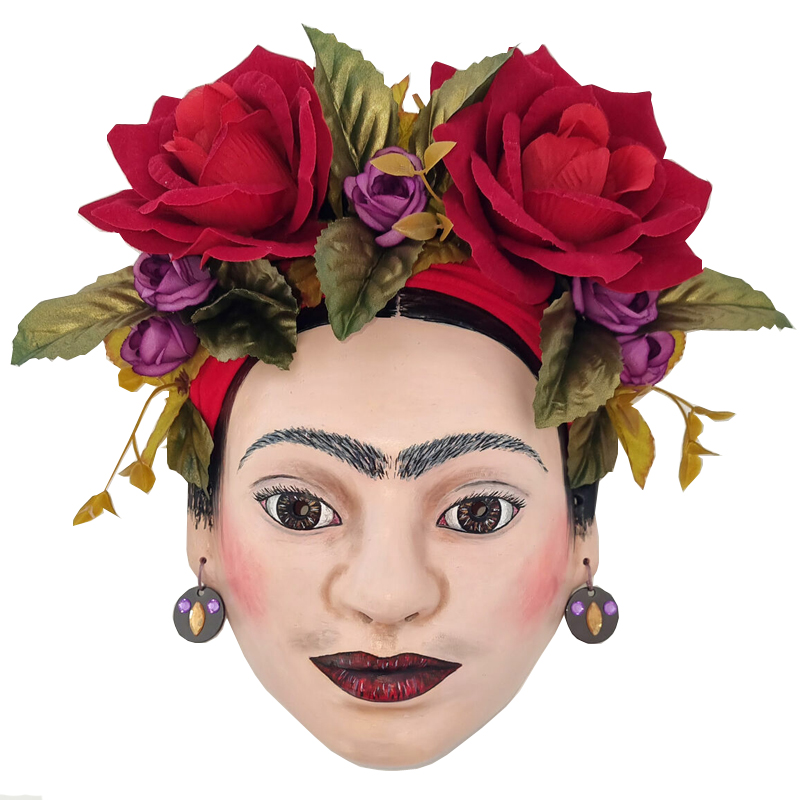 Дизайнерская Маска Frida Kahlo Красный Дизайнерская Маска Frida Kahlo Красный в Барнауле | Loft Concept