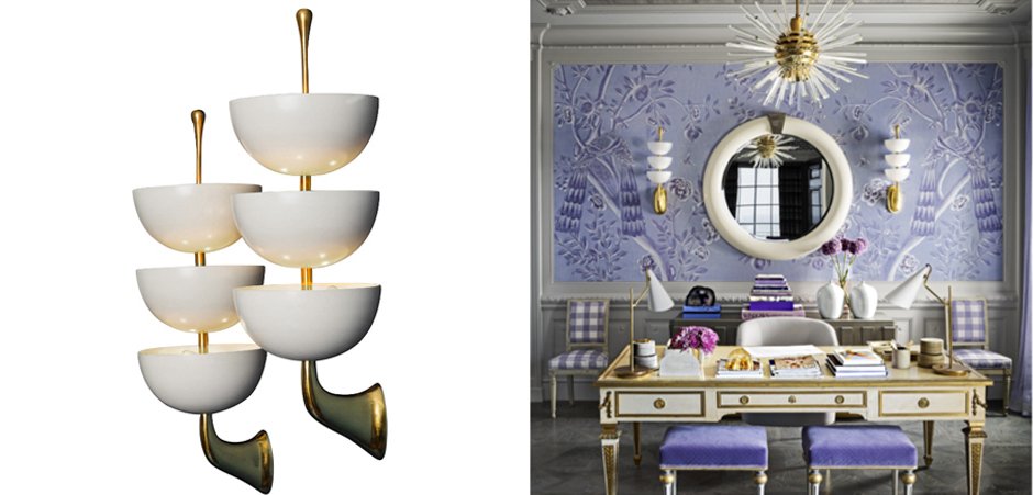 Бра Stilnovo Rare Pair of Stamped Sconces Бра Stilnovo Rare Pair of Stamped Sconces - Loft-Concept в Барнауле