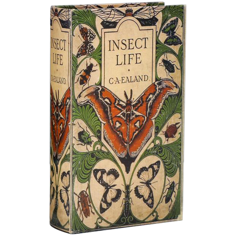 Шкатулка-книга с сейфом Insect Life Book Box Зеленый Бежевый Мульти Шкатулка-книга с сейфом Insect Life Book Box Зеленый Бежевый Мульти в Барнауле | Loft Concept
