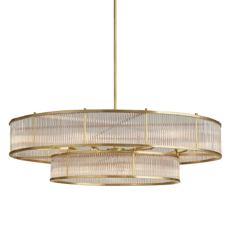 Люстра RH Marais Round Chandelier Латунь Прозрачный Люстра RH Marais Round Chandelier Латунь Прозрачный в Барнауле | Loft Concept
