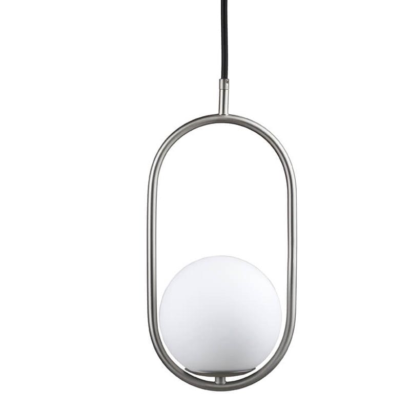 Подвесной светильник B.LUX C Ball oval nickel Белый Никель Подвесной светильник B.LUX C Ball oval nickel Белый Никель в Барнауле | Loft Concept