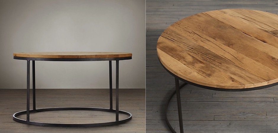 Стол Loft Wooden Round Стол Loft Wooden Round - Loft-Concept в Барнауле