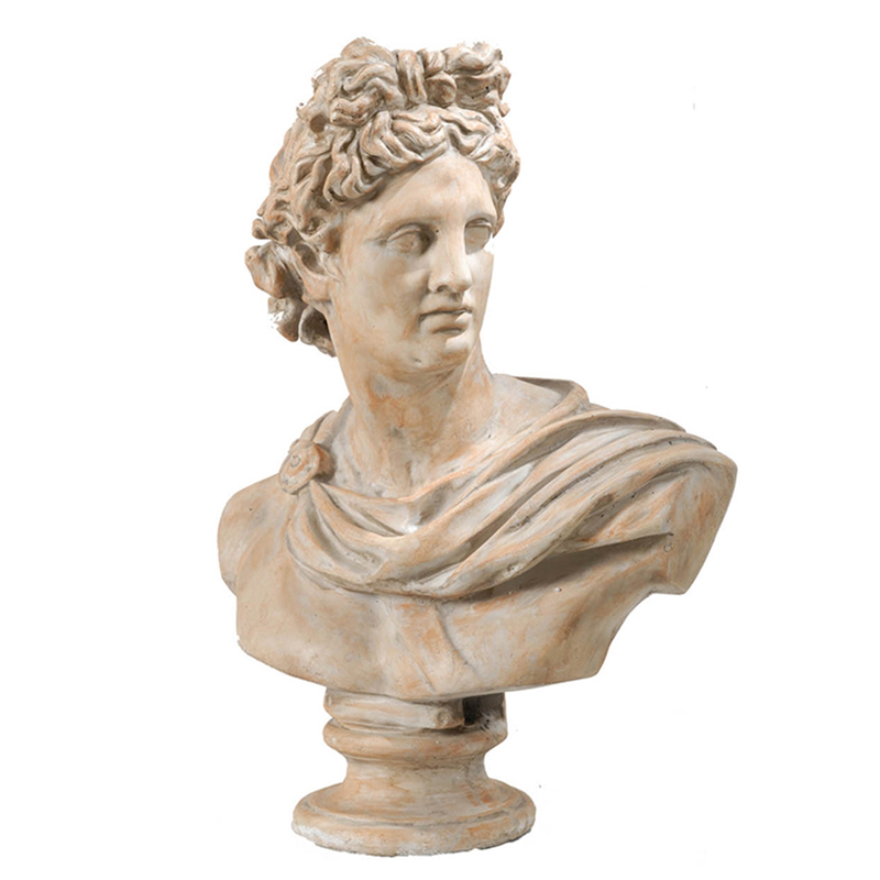Статуэтка Antique Busts Apollo Belvedere Бежево-серый Статуэтка Antique Busts Apollo Belvedere Бежево-серый в Барнауле | Loft Concept