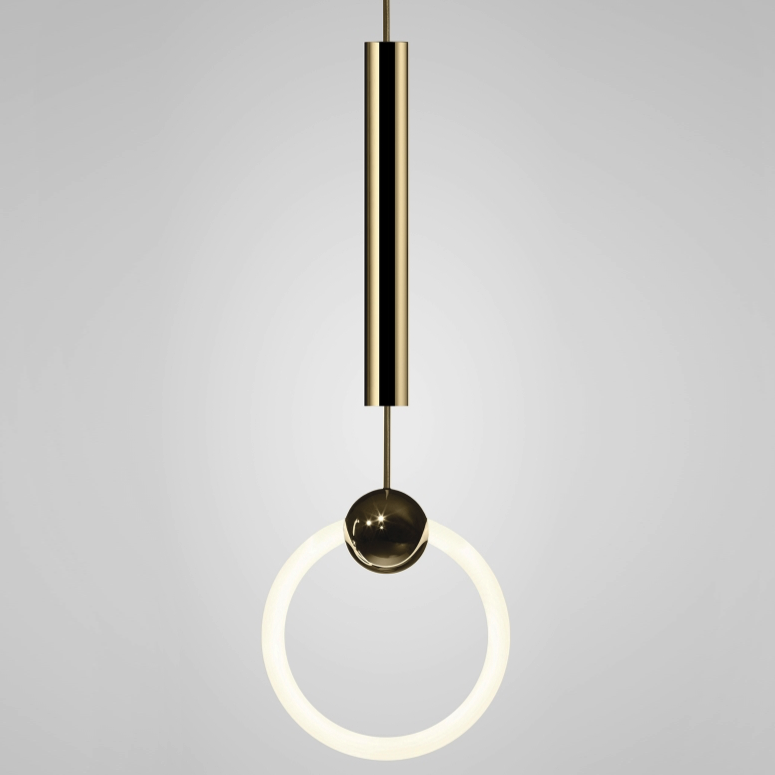 Подвесной светильник lee broom RING LIGHT Глянцевое золото Белый Подвесной светильник lee broom RING LIGHT Глянцевое золото Белый в Барнауле | Loft Concept