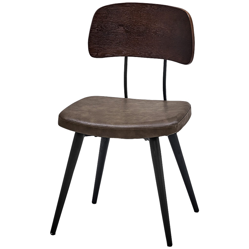 Стул Bartle Loft Stool Черный Коричневый Стул Bartle Loft Stool Черный Коричневый в Барнауле | Loft Concept