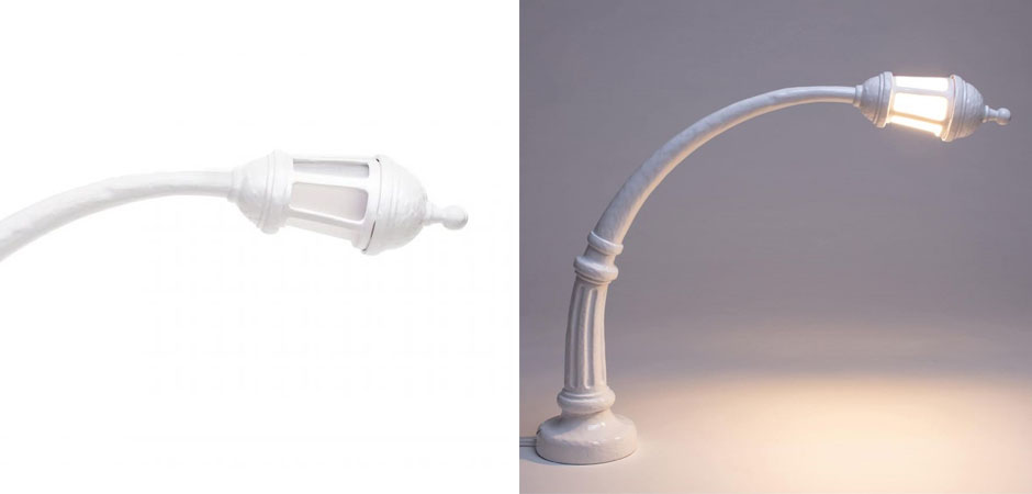 Настольная лампа Seletti Street Lamp White Настольная лампа Seletti Street Lamp White - Loft-Concept в Барнауле