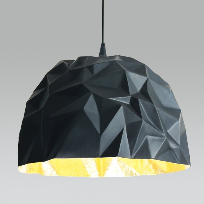 Люстра Rock Suspension Lamp Черный Белый Золотой Люстра Rock Suspension Lamp Черный Белый Золотой в Барнауле | Loft Concept