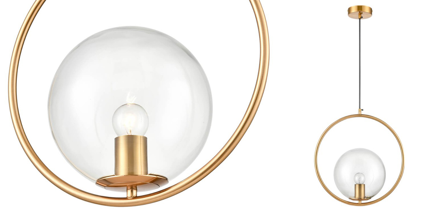 Подвесной светильник B.LUX C Ball circle gold 35 - фото