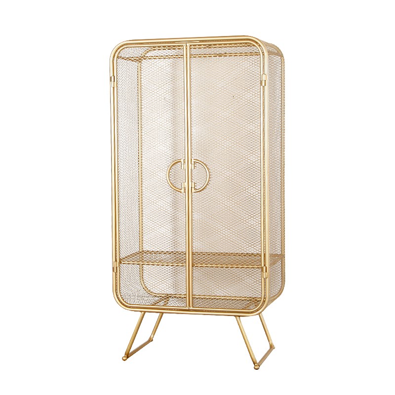 Шкаф Rhombic Grid Wardrobe Gold Золотой Шкаф Rhombic Grid Wardrobe Gold Золотой в Барнауле | Loft Concept