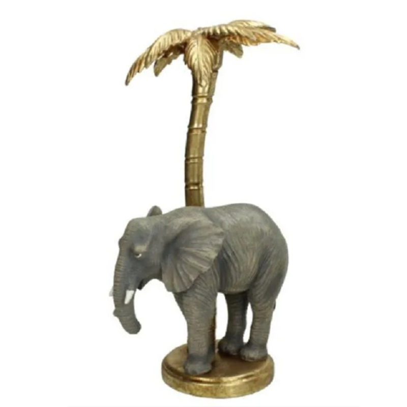 Подсвечник Elephant Серый Золотой Подсвечник Elephant Серый Золотой в Барнауле | Loft Concept