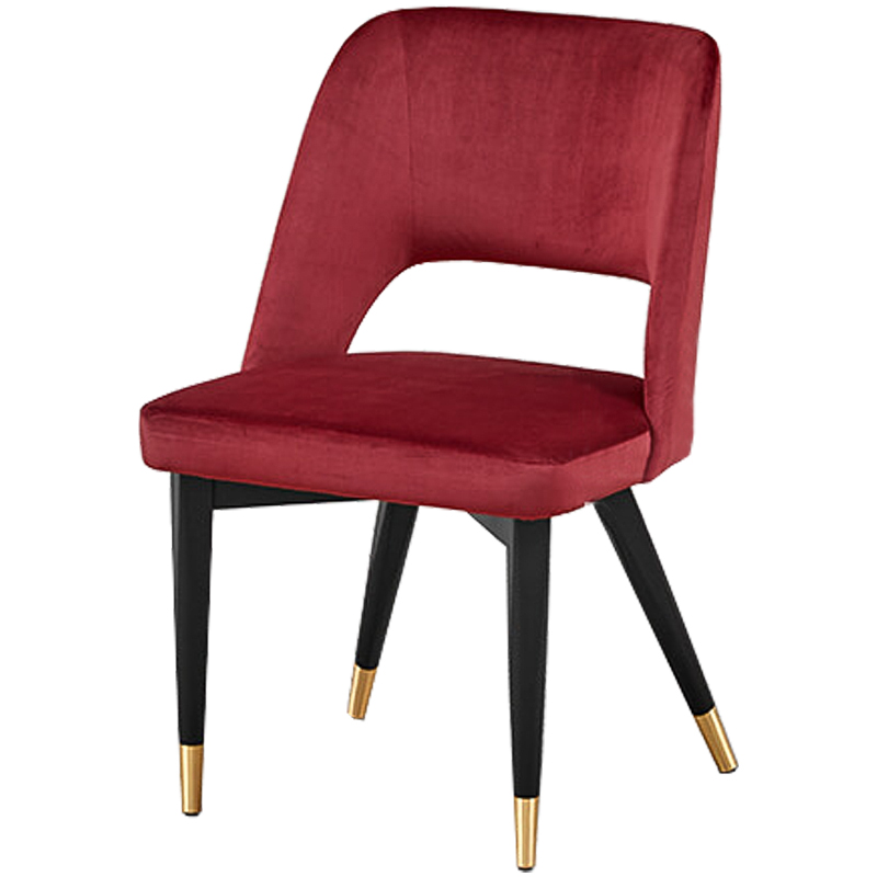 Стул Neasan Stool crimson Черный Малиновый (Crimson) Латунь Стул Neasan Stool crimson Черный Малиновый (Crimson) Латунь в Барнауле | Loft Concept