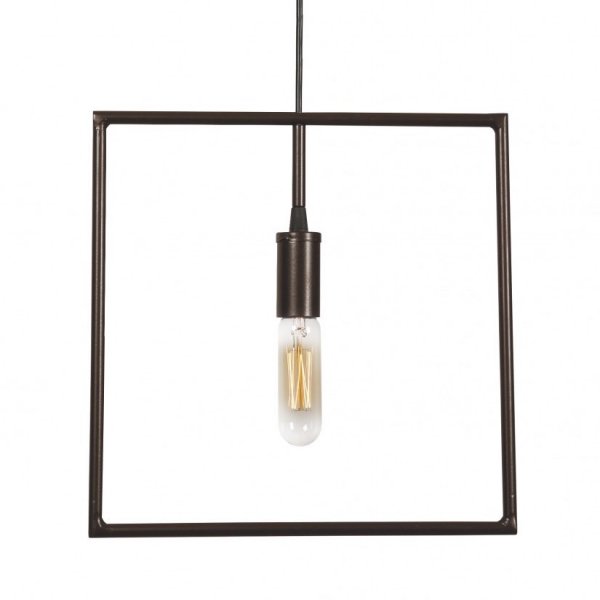 Подвесной светильник Shape Square Pendant Коричневый Подвесной светильник Shape Square Pendant Коричневый в Барнауле | Loft Concept