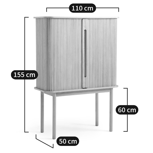 Буфет с двумя раздвижными дверцами Toinette Wooden Light Cupboard Буфет с двумя раздвижными дверцами Toinette Wooden Light Cupboard в Барнауле