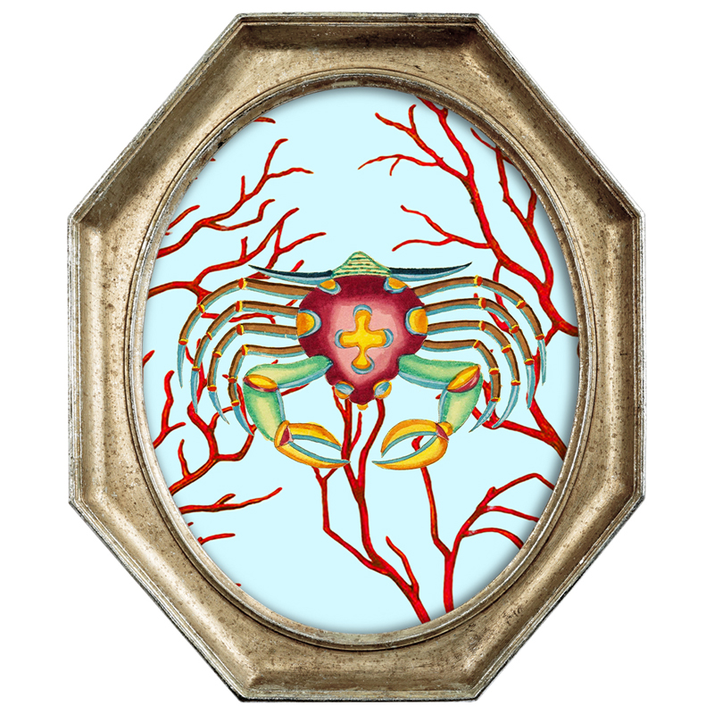 Картина Crab in Coral 2 Мульти Золотой Картина Crab in Coral 2 Мульти Золотой в Барнауле | Loft Concept