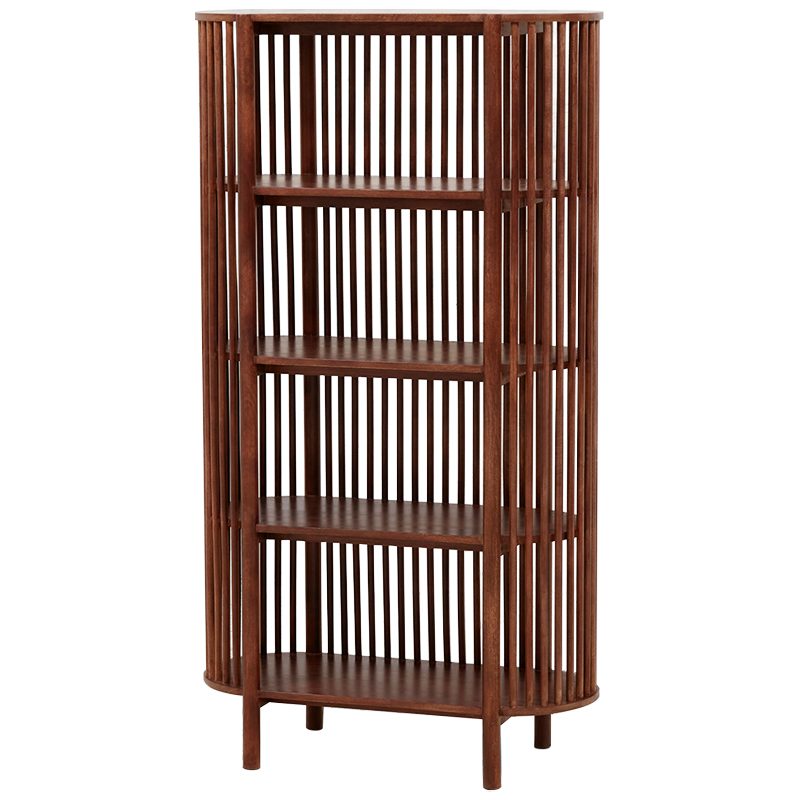 Стеллаж Cesaire Wood Rack Коричневый Стеллаж Cesaire Wood Rack Коричневый в Барнауле | Loft Concept
