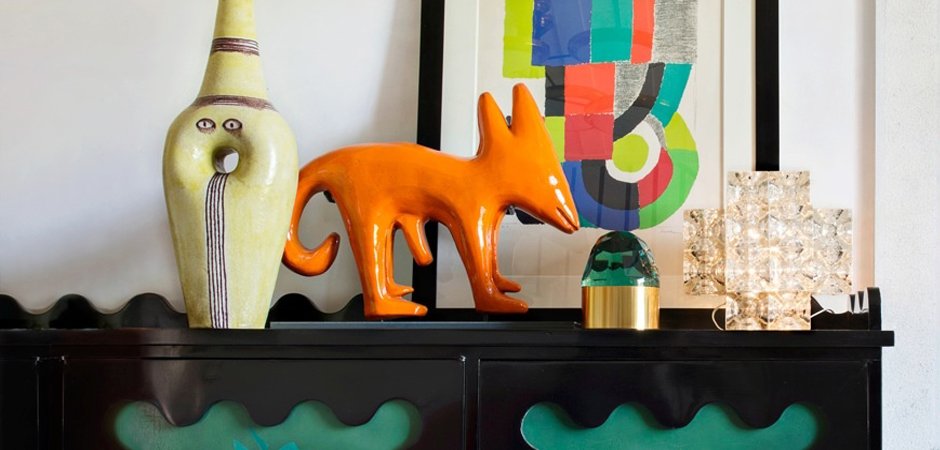 Керамическая собака Gerard Druye Ceramics Керамическая собака Gerard Druye Ceramics - Loft-Concept в Барнауле