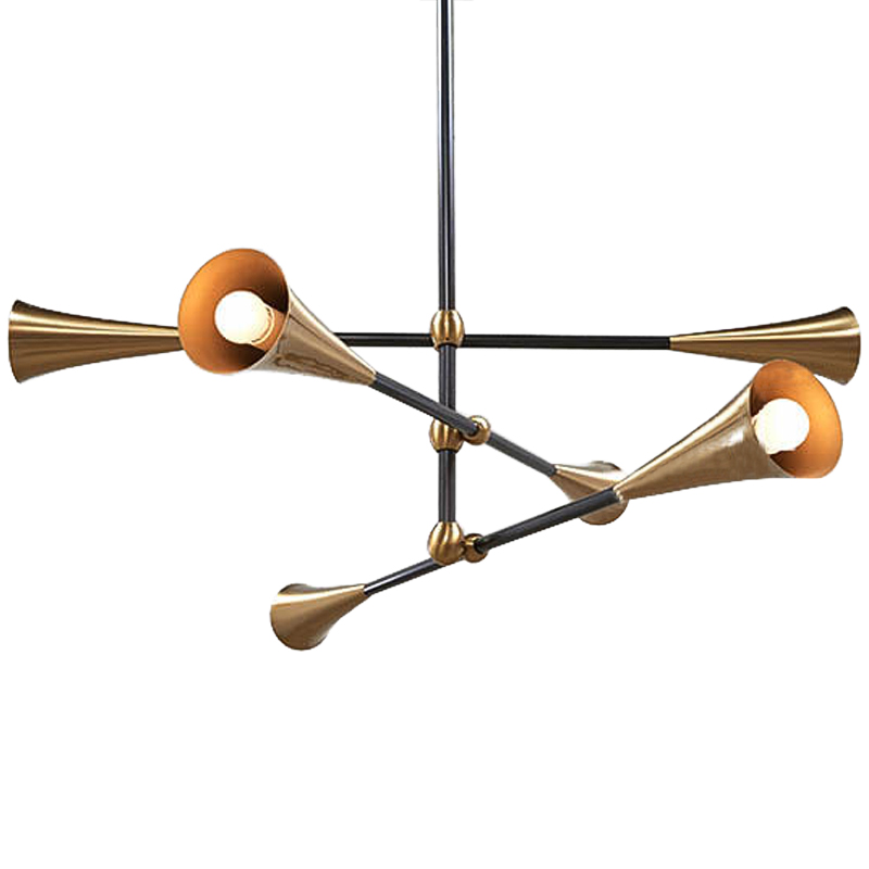 Люстра Sigrade Chandeliers Черный Латунь Люстра Sigrade Chandeliers Черный Латунь в Барнауле | Loft Concept