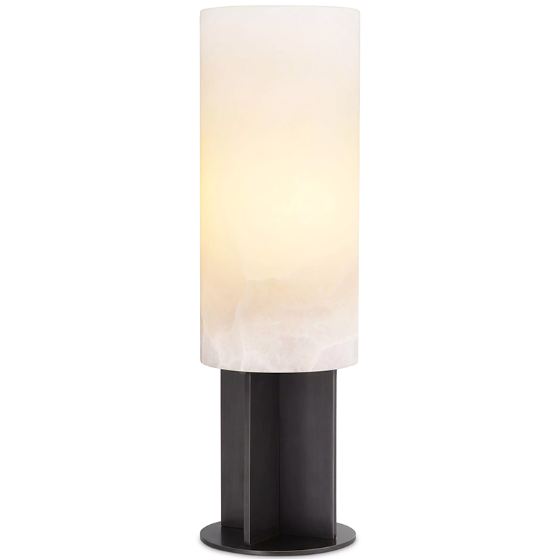Настольная лампа Eichholtz Table Lamp Giorgina Bronze Белый Темная бронза Черный Настольная лампа Eichholtz Table Lamp Giorgina Bronze Белый Темная бронза Черный в Барнауле | Loft Concept