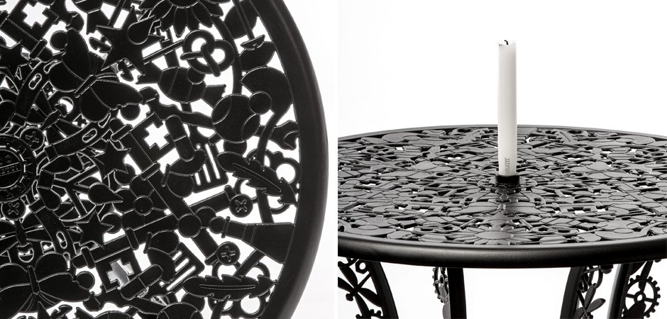 Обеденный стол Industry Collection ALUMINIUM TABLE – BLACK Обеденный стол Industry Collection ALUMINIUM TABLE – BLACK - Loft-Concept в Барнауле