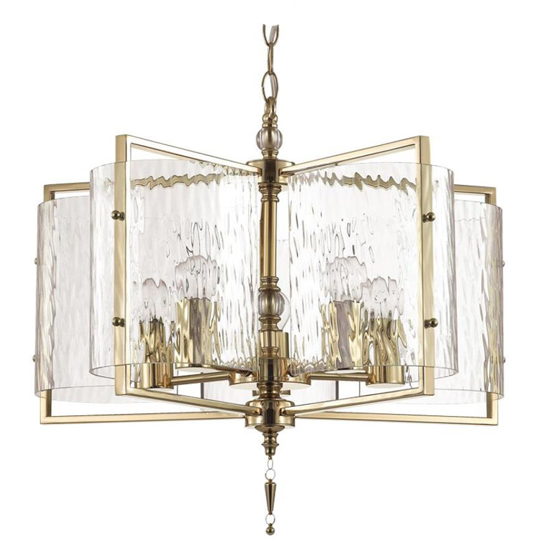 Люстра Karissa Gold Chandelier 48 Глянцевое золото Прозрачный (Transparent) Люстра Karissa Gold Chandelier 48 Глянцевое золото Прозрачный (Transparent) в Барнауле | Loft Concept