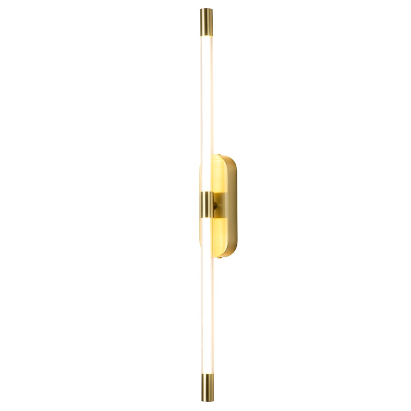 Бра Trumpet tube Double Золотое 60 см Золотой Белый Бра Trumpet tube Double Золотое 60 см Золотой Белый в Барнауле | Loft Concept