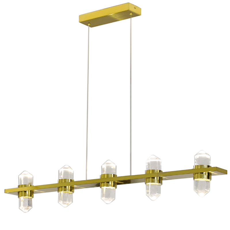 Люстра large Crystals Line Brass Латунь Прозрачный в Барнауле | Loft Concept 