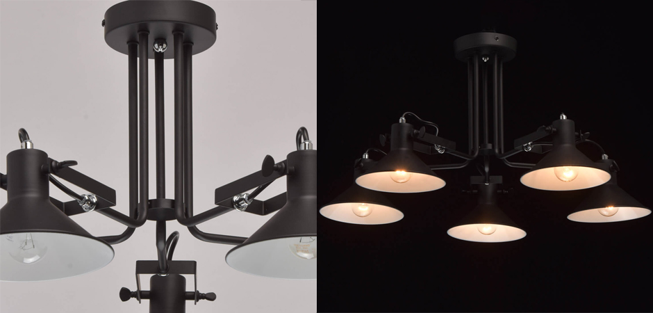 Потолочный светильник Rotating Light Black Потолочный светильник Rotating Light Black - Loft-Concept в Барнауле