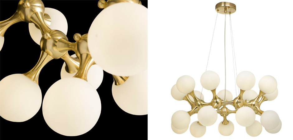 Люстра MOONDROP Chandelier Gold 18 Люстра MOONDROP Chandelier Gold 18 - Loft-Concept в Барнауле