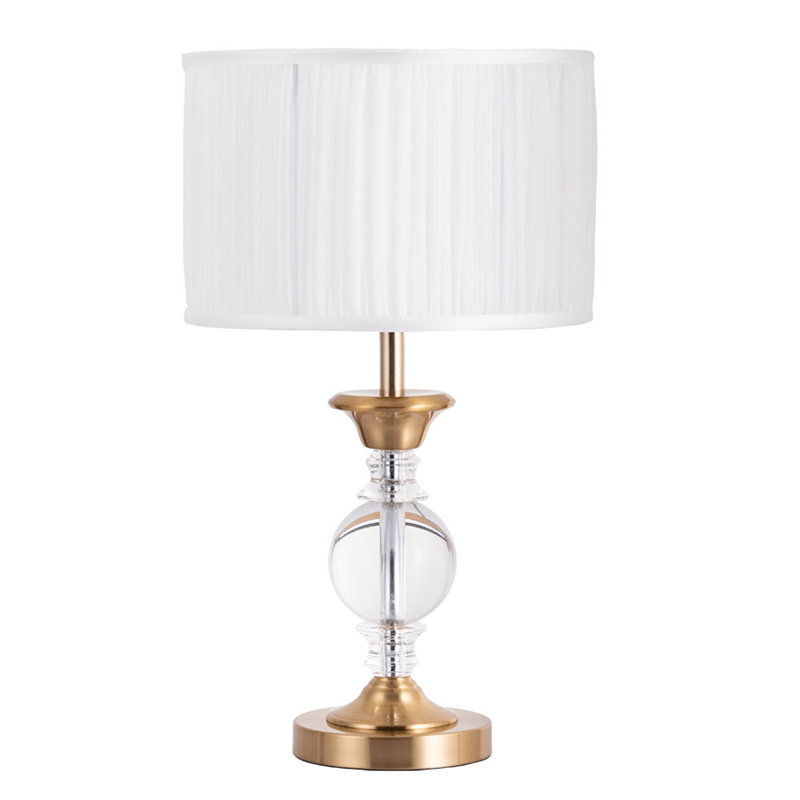 Настольная лампа Fluid glass lamp Белый Прозрачный Золотой Настольная лампа Fluid glass lamp Белый Прозрачный Золотой в Барнауле | Loft Concept