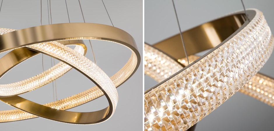 Люстра ORACLE 3 Rings Gold Люстра ORACLE 3 Rings Gold - Loft-Concept в Барнауле