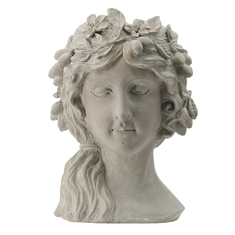 Ваза Antique Busts Garden Goddess Светло-серый Ваза Antique Busts Garden Goddess Светло-серый в Барнауле | Loft Concept