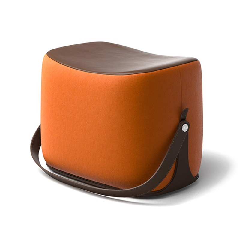 Пуф Langtry Pouf Orange Коричневый Оранжевый Пуф Langtry Pouf Orange Коричневый Оранжевый в Барнауле | Loft Concept