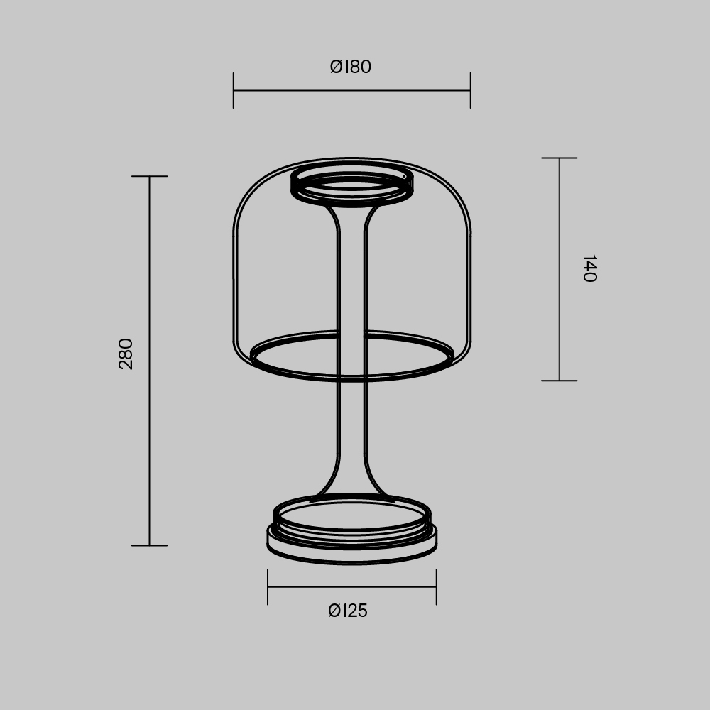 Настольный светильник Spirito 3000К 13Вт в Барнауле