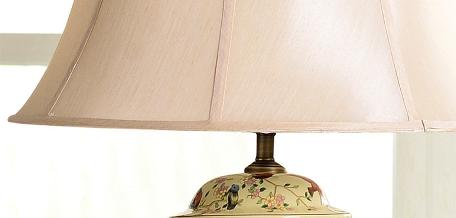 Настольная керамическая лампа с узором Luna - Loft-Concept в Барнауле