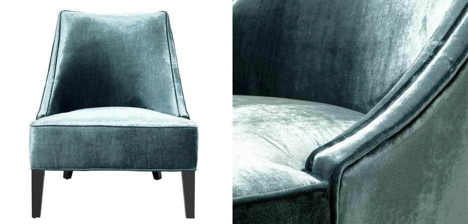 Кресло Eichholtz Chair Dulwich Turquoise Кресло Eichholtz Chair Dulwich Turquoise - Loft-Concept в Барнауле