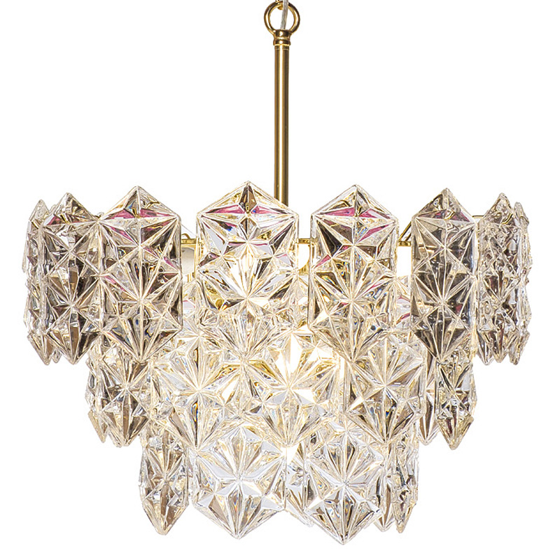 Люстра Tiers Crystal Edna Chandelier Золотой Люстра Tiers Crystal Edna Chandelier Золотой в Барнауле | Loft Concept