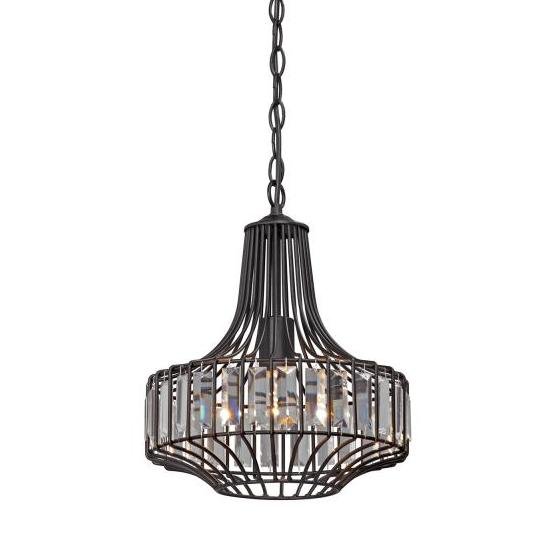 Люстра Glass Plate Pendant #5 Black Черный Люстра Glass Plate Pendant #5 Black Черный в Барнауле | Loft Concept