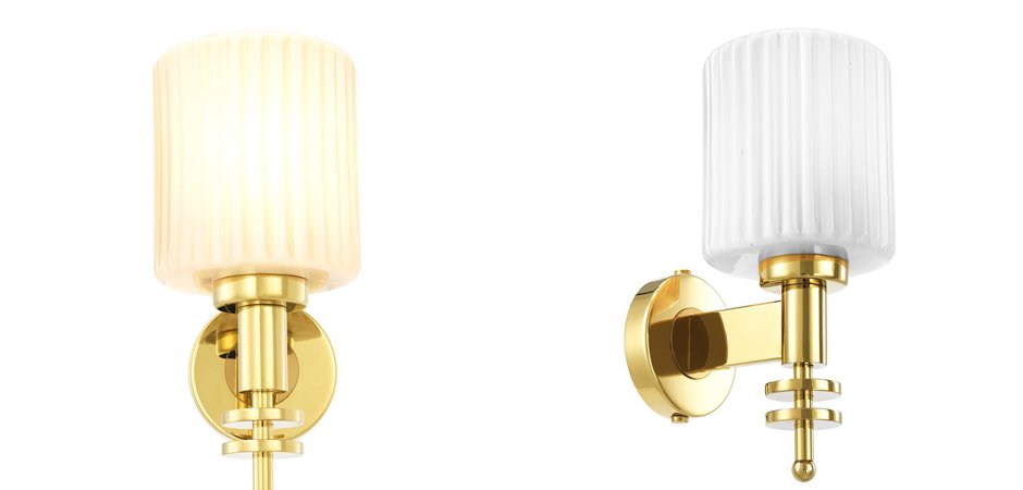 Бра Eichholtz Wall Lamp Ponza Gold Бра Eichholtz Wall Lamp Ponza Gold - Loft-Concept в Барнауле