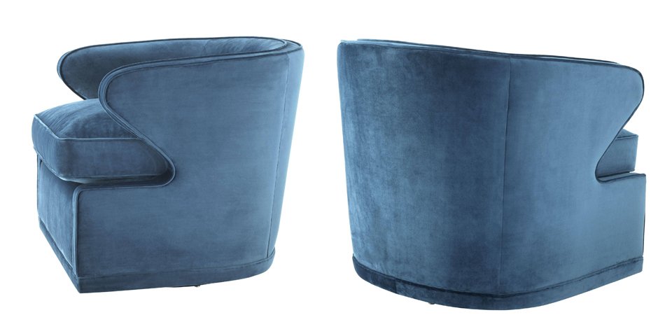 Кресло Eichholtz Chair Dorset Blue Кресло Eichholtz Chair Dorset Blue - Loft-Concept в Барнауле