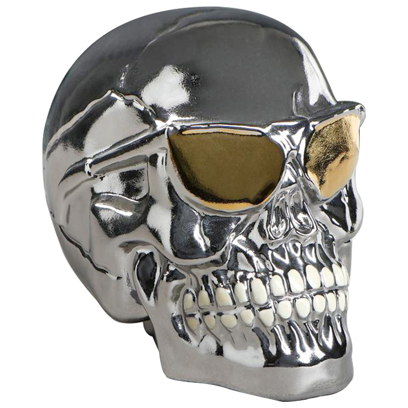 Статуэтка Silver Skull Серебряный Статуэтка Silver Skull Серебряный в Барнауле | Loft Concept