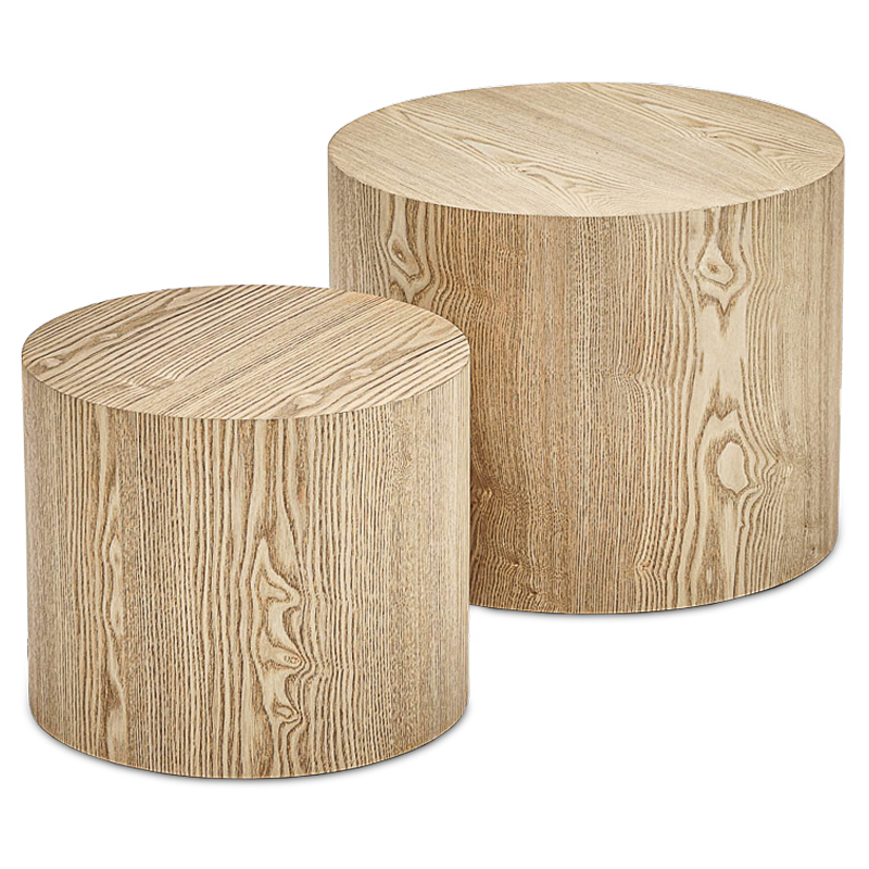 Комплект кофейных столов Amato Wood Coffee Table Древесина в Барнауле | Loft Concept 