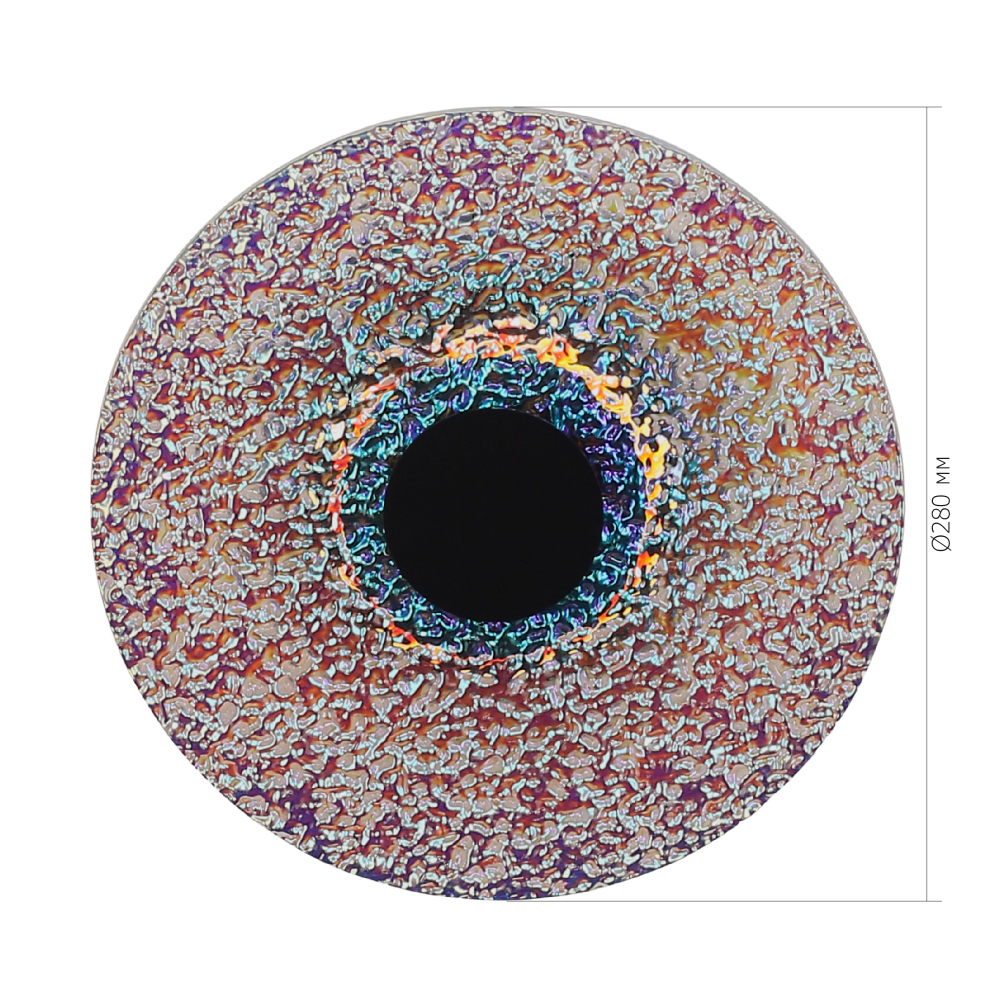 Бра круглое стеклянное с морозным эффектом Heterochromia в Барнауле