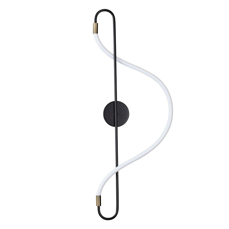 Бра GLORIFY WALL Black Wall lamp 80 Черный Белый Бра GLORIFY WALL Black Wall lamp 80 Черный Белый в Барнауле | Loft Concept
