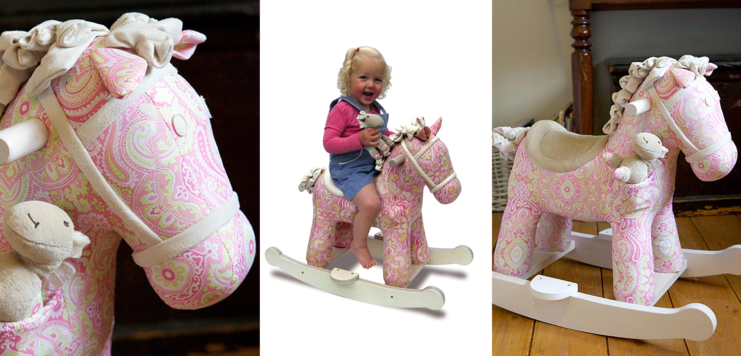 Лошадка-качалка розовая Kaylee Pony - фото