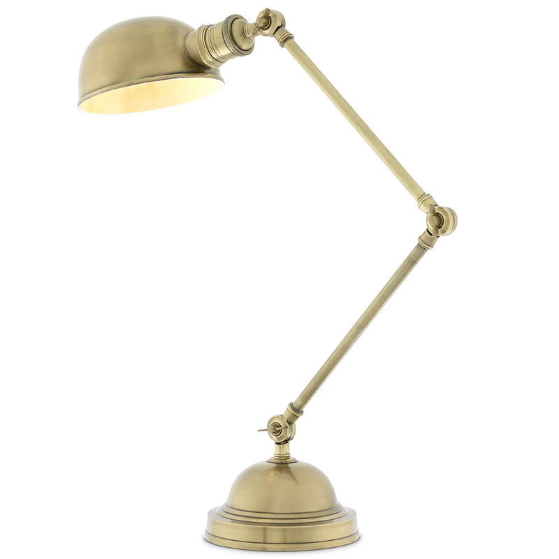 Настольная лампа Eichholtz Desk Lamp Soho Винтажная латунь Латунь Настольная лампа Eichholtz Desk Lamp Soho Винтажная латунь Латунь в Барнауле | Loft Concept