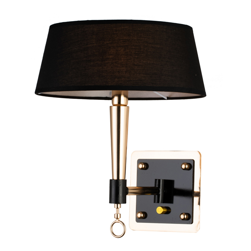Бра Gilbert Sconce black Глянцевое золото Черный в Барнауле | Loft Concept 