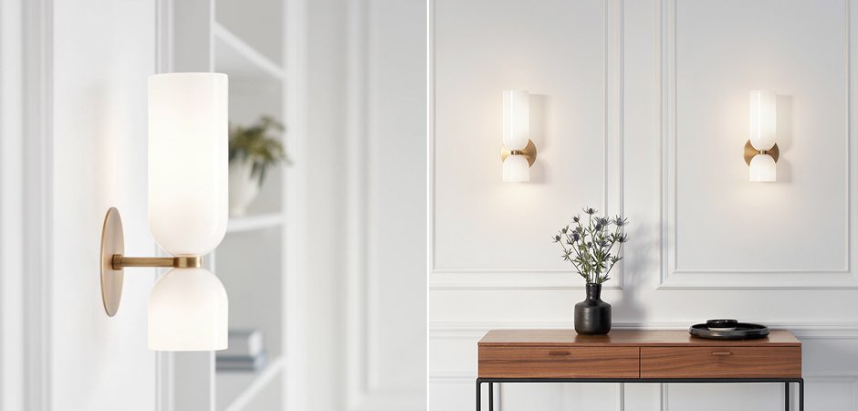 Бра Lightmaker Studio Edie Sconce White Бра Lightmaker Studio Edie Sconce White - Loft-Concept в Барнауле