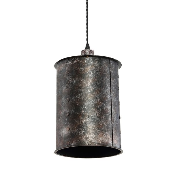 Подвесной светильник Old Metal Long Cylinder Подвесной светильник Old Metal Long Cylinder в Барнауле | Loft Concept