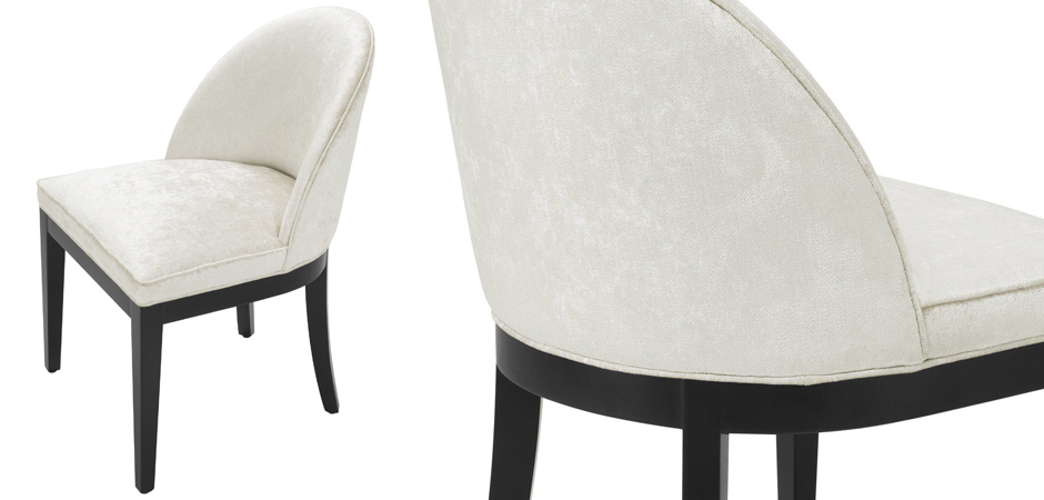 Стул Eichholtz Dining Chair Fallon Mirage off-white Стул Eichholtz Dining Chair Fallon Mirage off-white - Loft-Concept в Барнауле