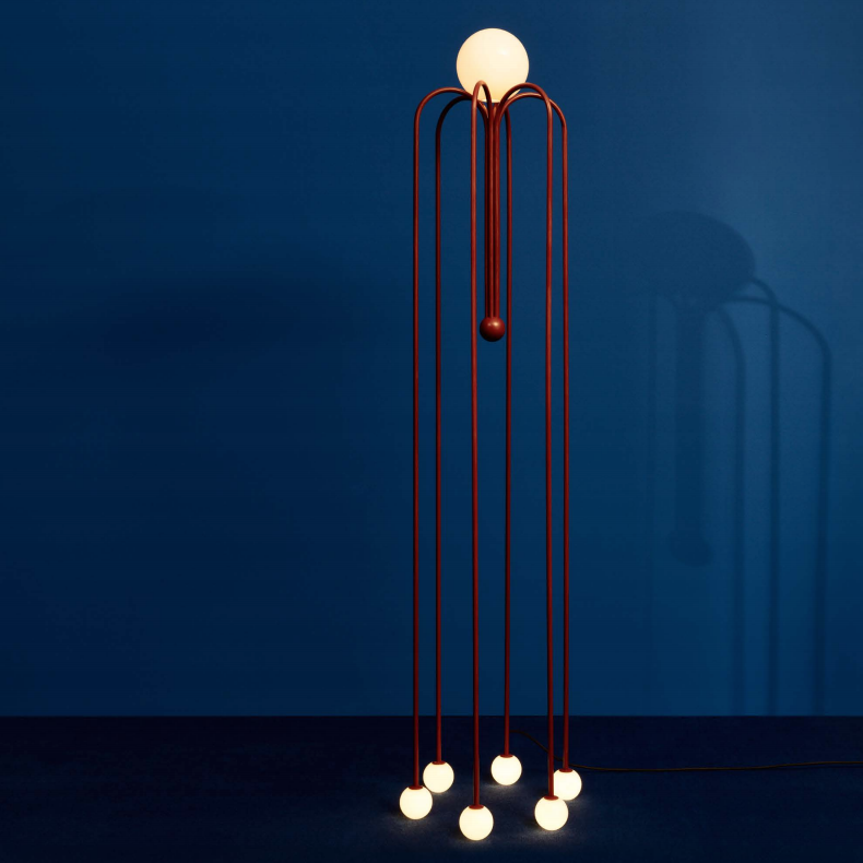 Торшер Michael Anastassiades Fontana Amorosa Bellagio Красный Белый Торшер Michael Anastassiades Fontana Amorosa Bellagio Красный Белый в Барнауле | Loft Concept